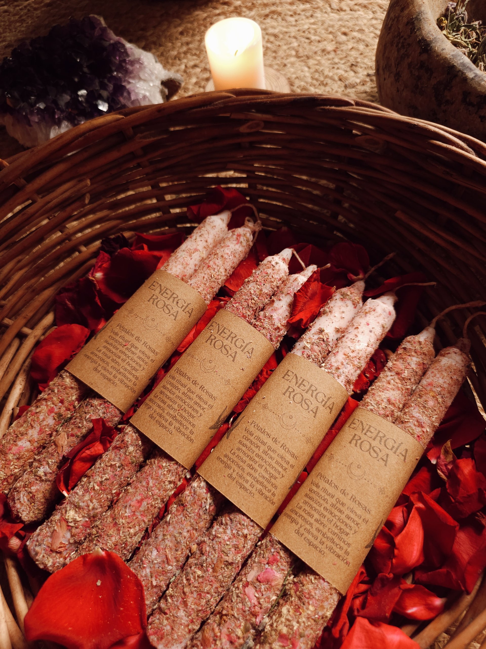 Velas Energía Rosa - Imagen 2