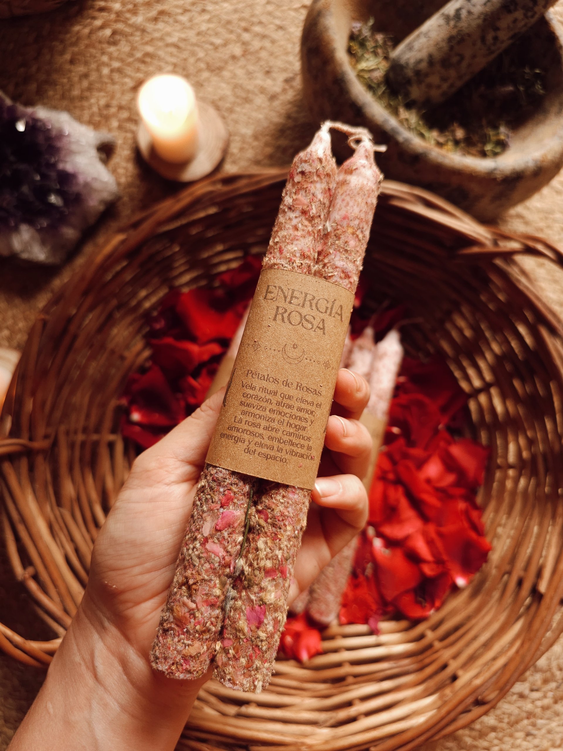 Velas Energía Rosa